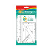 Juego Geometrico Plástico, Rígido, 20 cm. Versión Económica